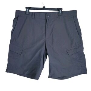 North Face Shorts Mens 38x10 Khaki Gray Lightweight Outdoor Hiking Gorpcore